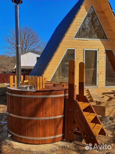 Купель, фурако на дровах