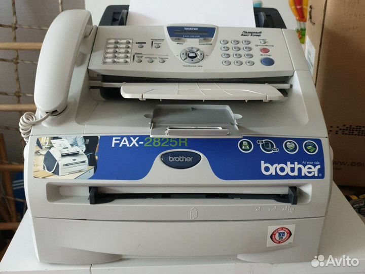 Телефон, факс-копир лазерный brother 2825rт