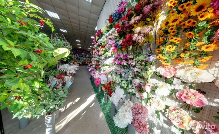 Искусственные цветы, интерьерные цветы, букеты