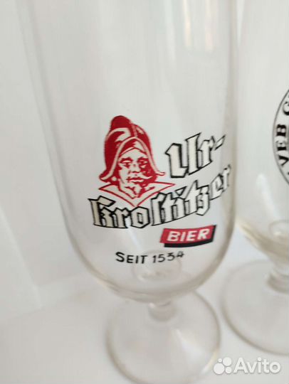 Пивные бокалы, ГДР начало 80-х