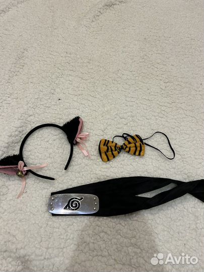 Ободок повязка на голову галстук бабочка