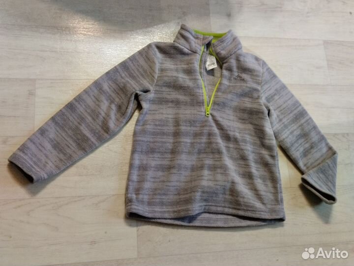 Кофта мальчик флисовая 4-5 лет 110 размер декатлон