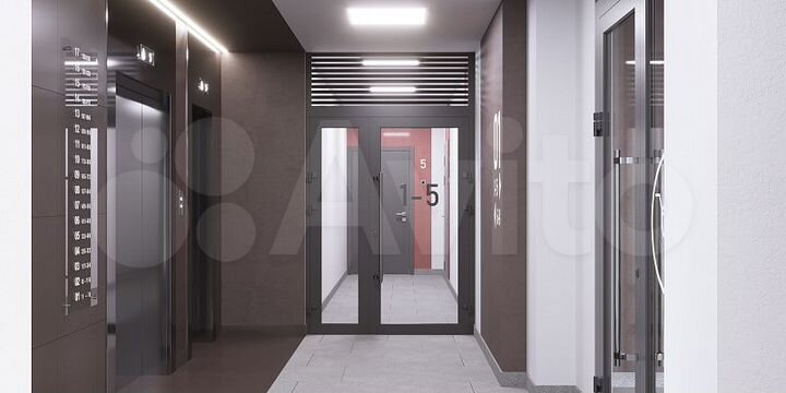 1-к. квартира, 42,5 м², 2/18 эт.