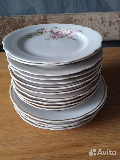 Тарелки обеденные СССР, 91г