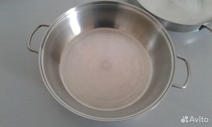 Кастрюля и сотейник из нержавейки