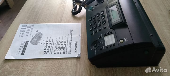 Телефон-факс panasonic