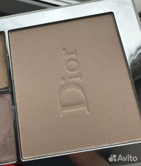 Dior палетка пудра хайлайтер блеск 002