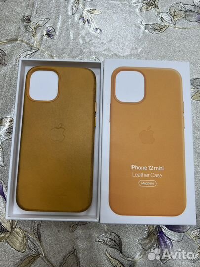 Оригинал Apple leather case iPhone 12 mini