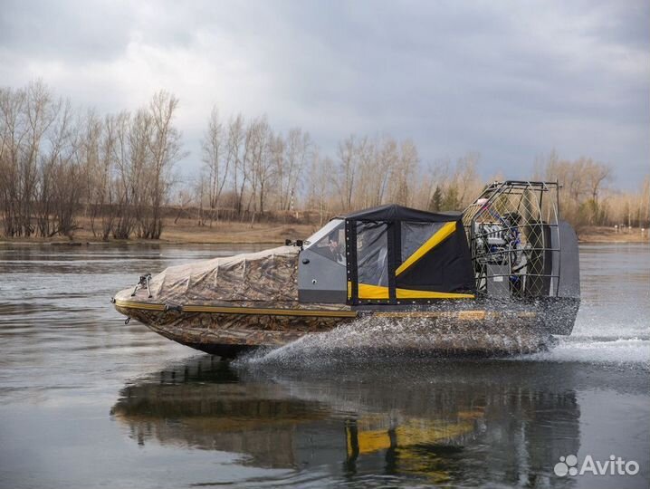 Аэролодка Alligator Raptor 590 Черного цвета