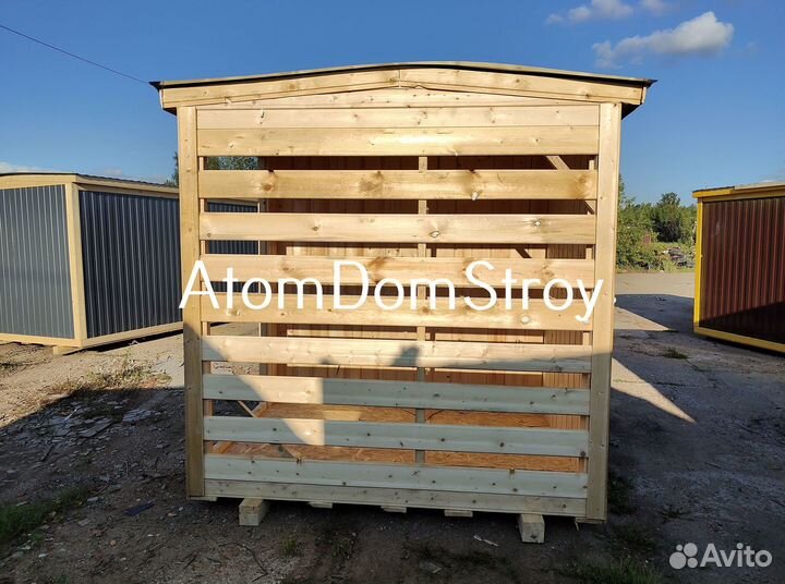 Бытовка деревянная утепленная с электрикой