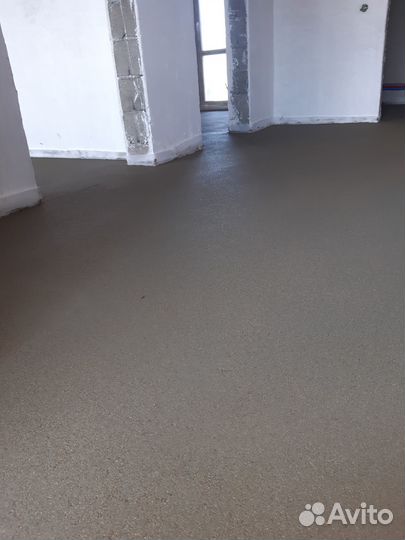 Полусухая стяжка пола с материалами