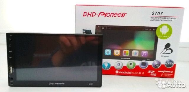 Магнитола 2 дин Андройд 12.0 2/32гб. DHD-Pioneeir