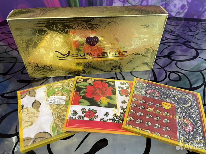 Платки носовые женские