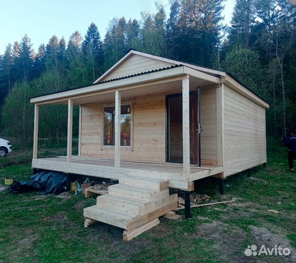 Каркасный дом построим за 8 часов под ключ