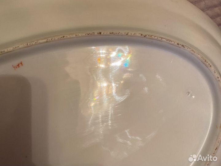 Блюдо большое, тяжелое, размер 55на 37 см, не знаю