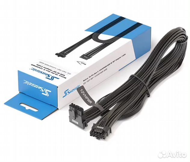 Кабель питания видеокарты 12vhpwr угловой