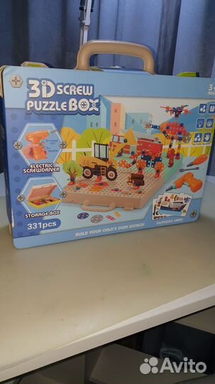 Конструктор 3D, с шуруповертом