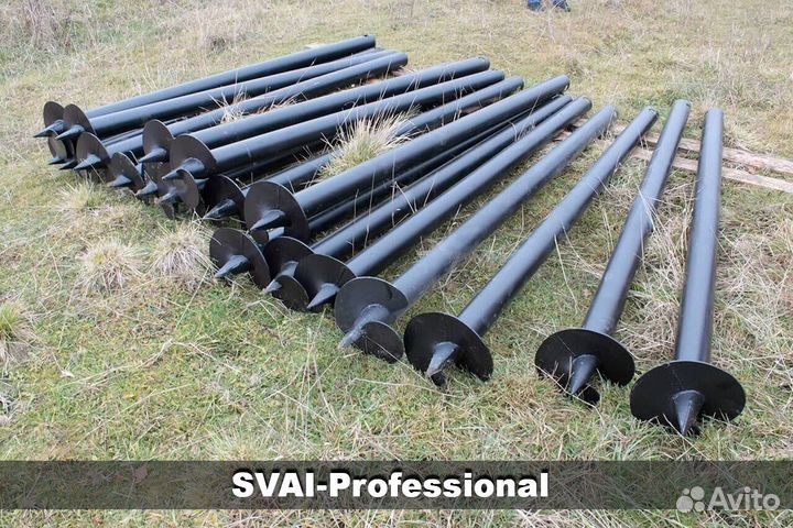 Винтовые сваи, фунтамент под ключ