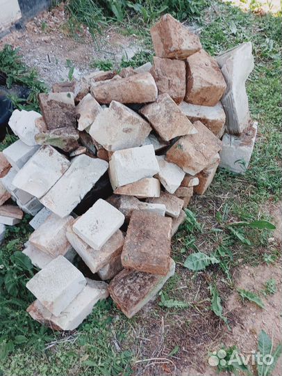 Бой пеноблока для засыпки больших ям