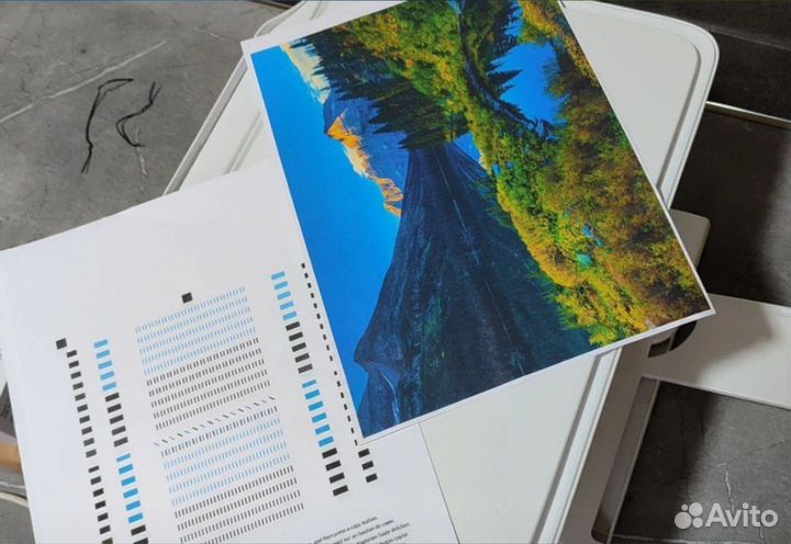 Цветной струйный принтер hp