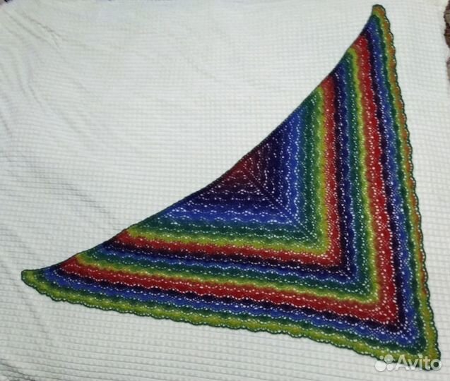 Новая шаль из латвийской шерсти лимбажу