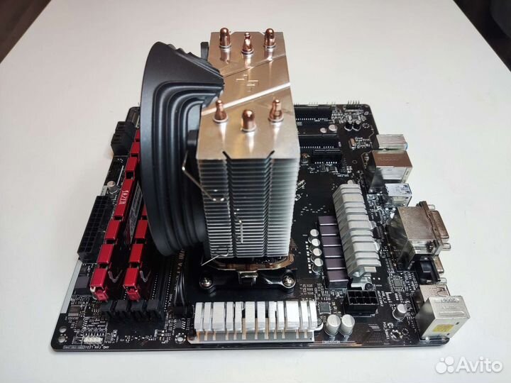 Комплект: Ryzen 5500, B450, 32Gb, кулер