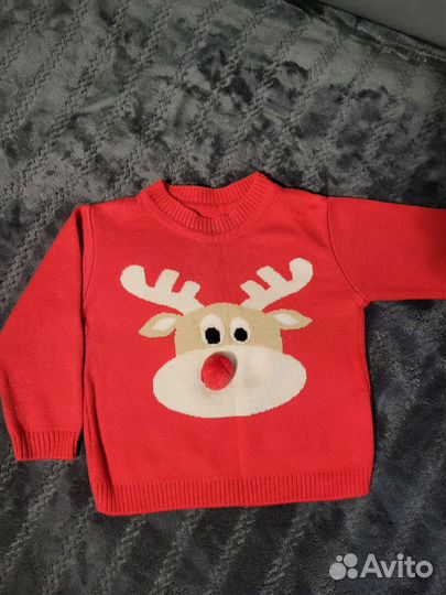 Свитер новогодний 80 86