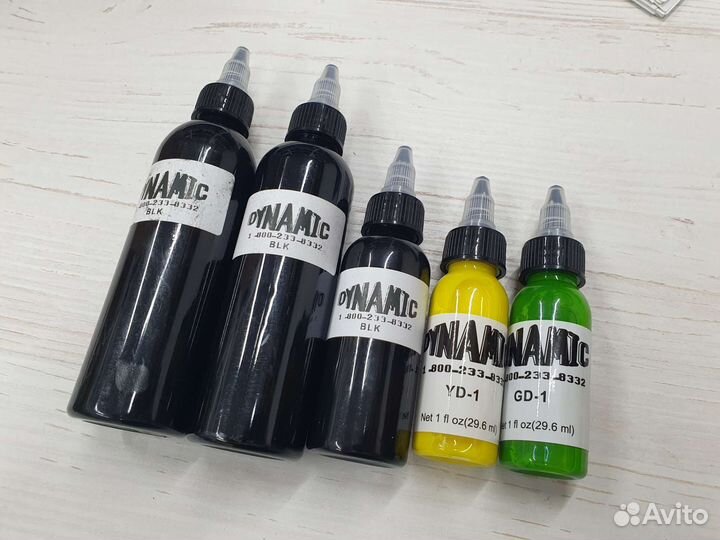 Тату краска, не вскрытая 60мл, 30мл, 120мл