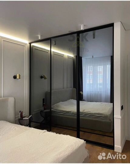 Угловой шкаф-купе в спальню