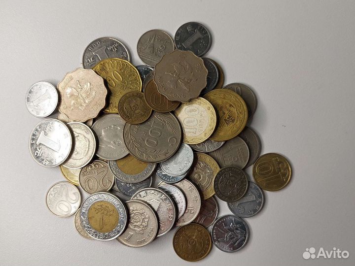 Набор монет Африки и Азии