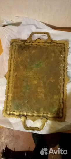 Поднос старинный