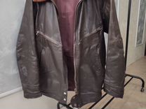 Кожаная куртка лётная бу размер 54-56