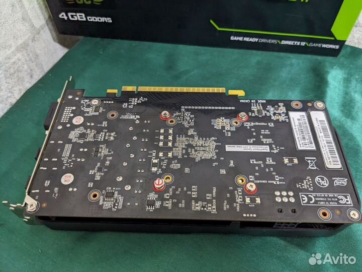 Видеокарта Palit GTX 1050 Ti dual 4gb.Сост новой