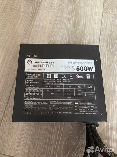 Thermaltake TR2 S на 500W (80+ Standart)