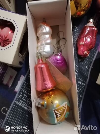 Елочные игрушки СССР
