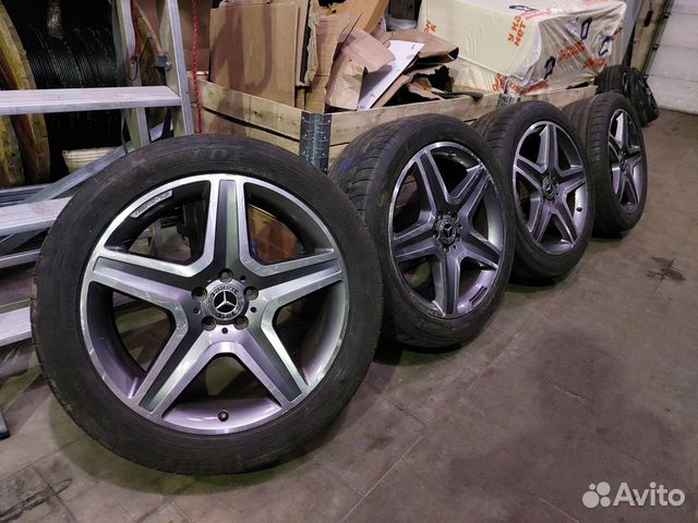 Комплект колес R20 AMG Mercedes GLE 350d Dunlop