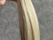 Волосы для наращивания 40 см блонд