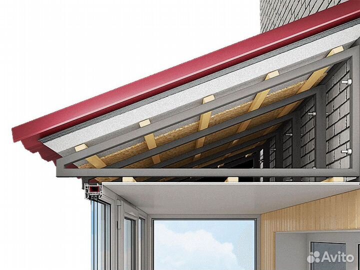 Балконная крыша