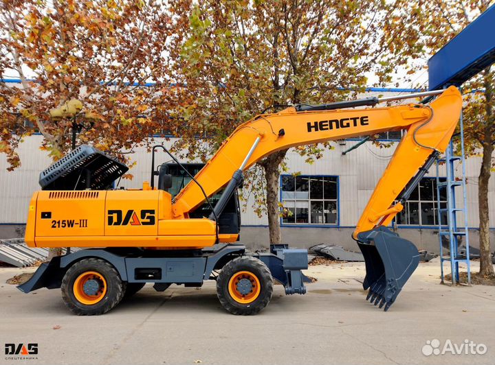 Колёсный экскаватор HENGTE HT215W, 2024