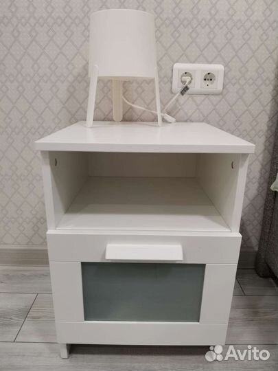 Тумба прикроватная IKEA белая