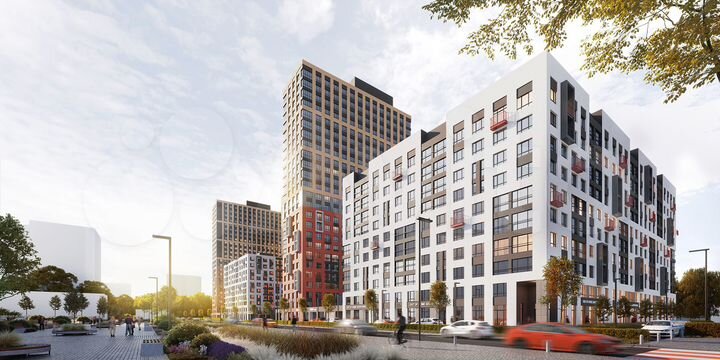 3-к. квартира, 85,8 м², 2/25 эт.