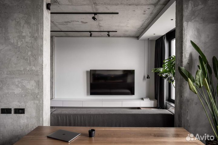 Подвесная тумба под тв