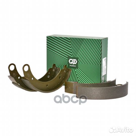 Колодки торм.бар.газ 2410 зад. (длин. 2 шт./кор