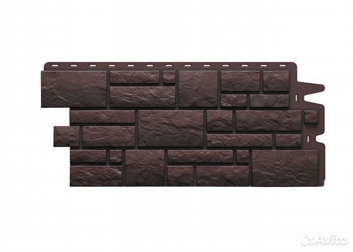 Фасадная панель Docke Burg Камень Тёмный