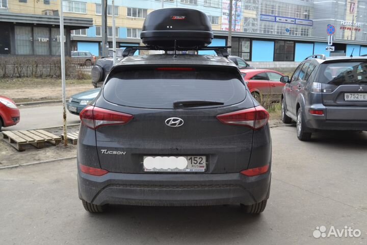 Багажник бокс на крышу Hyundai Tucson (2015)