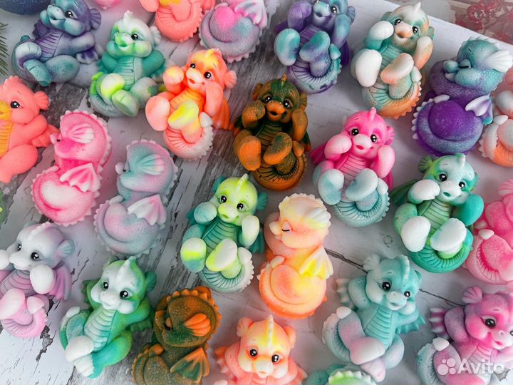 Мыло ручной работы Дракончики