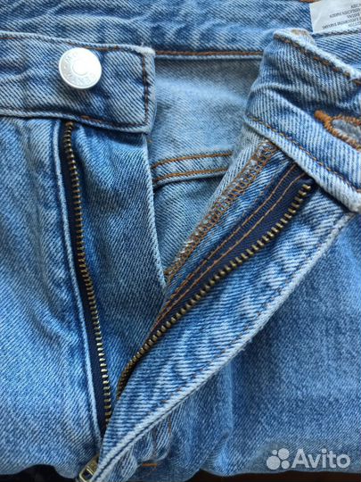 Джинсы женские большой размер голубые