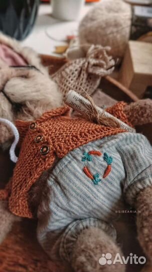 Кролик, игрушка тедди зайчик