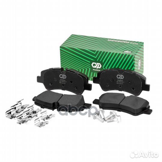 Колодки тормозные дисковые усиленные зад, прав