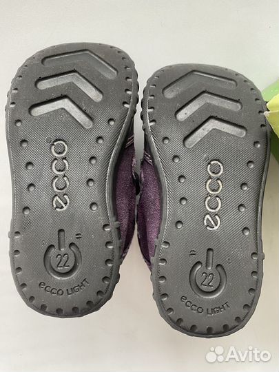 Ботинки демисезонные для девочки ecco 22 размер